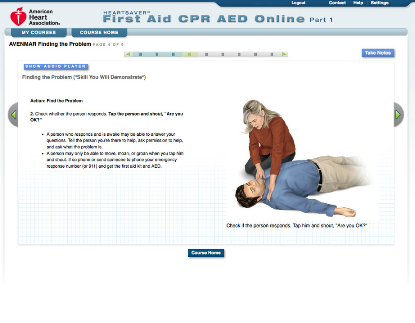 Heartsaver First Aid CPR AED Online