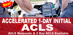 AHA ACLS Accelerated 1 Day Course